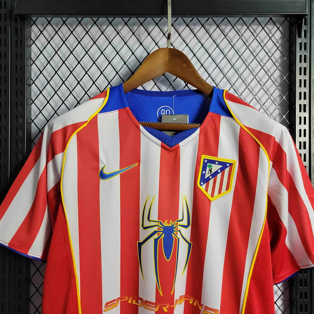 2004/2005 Retro Atletico Madrid Home Soccer Jersey 1:1 Thai Quality