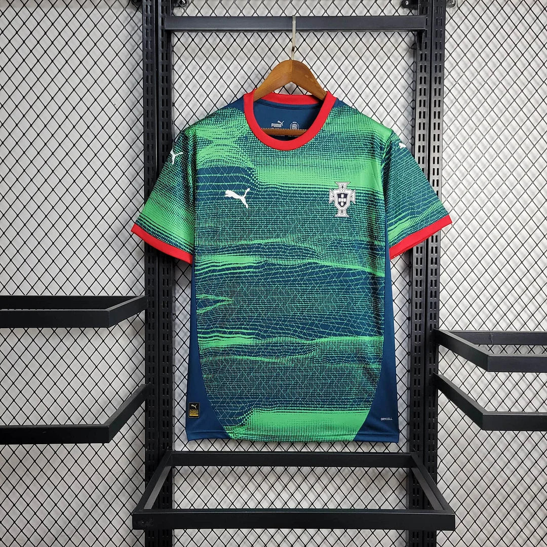2025 Portugal Training Wear Football Shirt Green