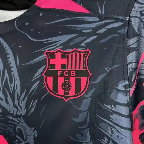 2025/2026 Barcelona Special Edition Dark and Pink Football Shirt