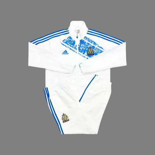 Olympique Marseille Vintage Tracksuit Full Zipped 1:1 Thai quality