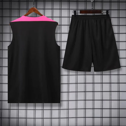 2024/2025 Chelsea Pre-match Training Black Jersey+Shorts 1:1 Thai Quality